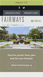 Mobile Screenshot of fairwaysatlowry.com